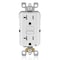 Leviton GFCI Receptacle, 20A, 125Vac, 5-20R, White GFTR2-W - alternate 2